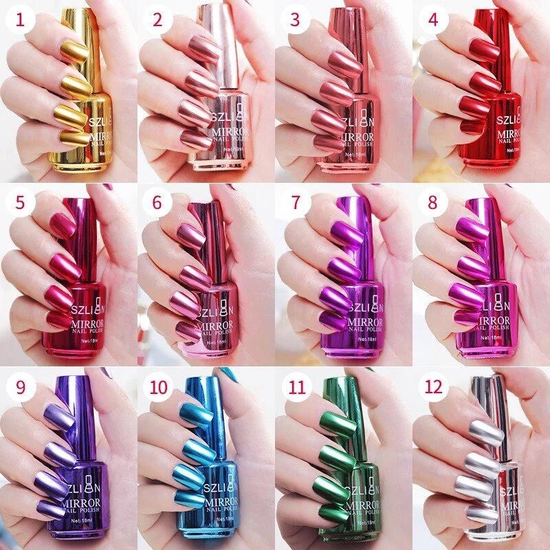 Vernis à ongles miroir métallique – Image 11