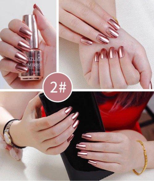 Vernis à ongles miroir métallique – Image 10