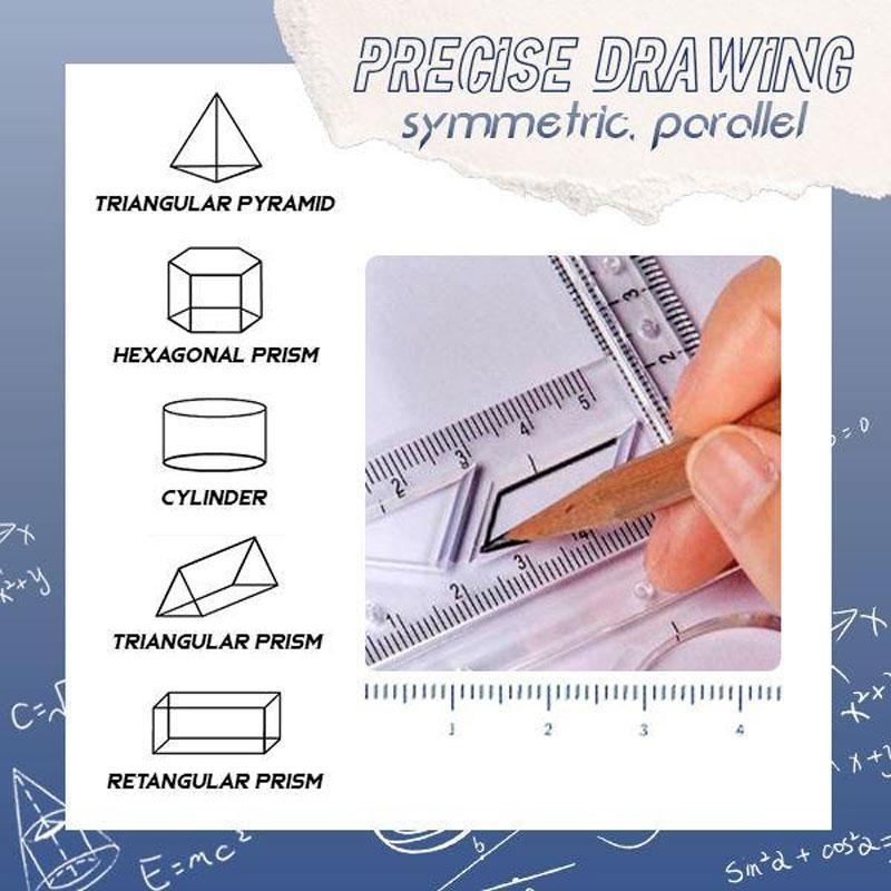 Règle géométrique multifonctionnelle – Image 3