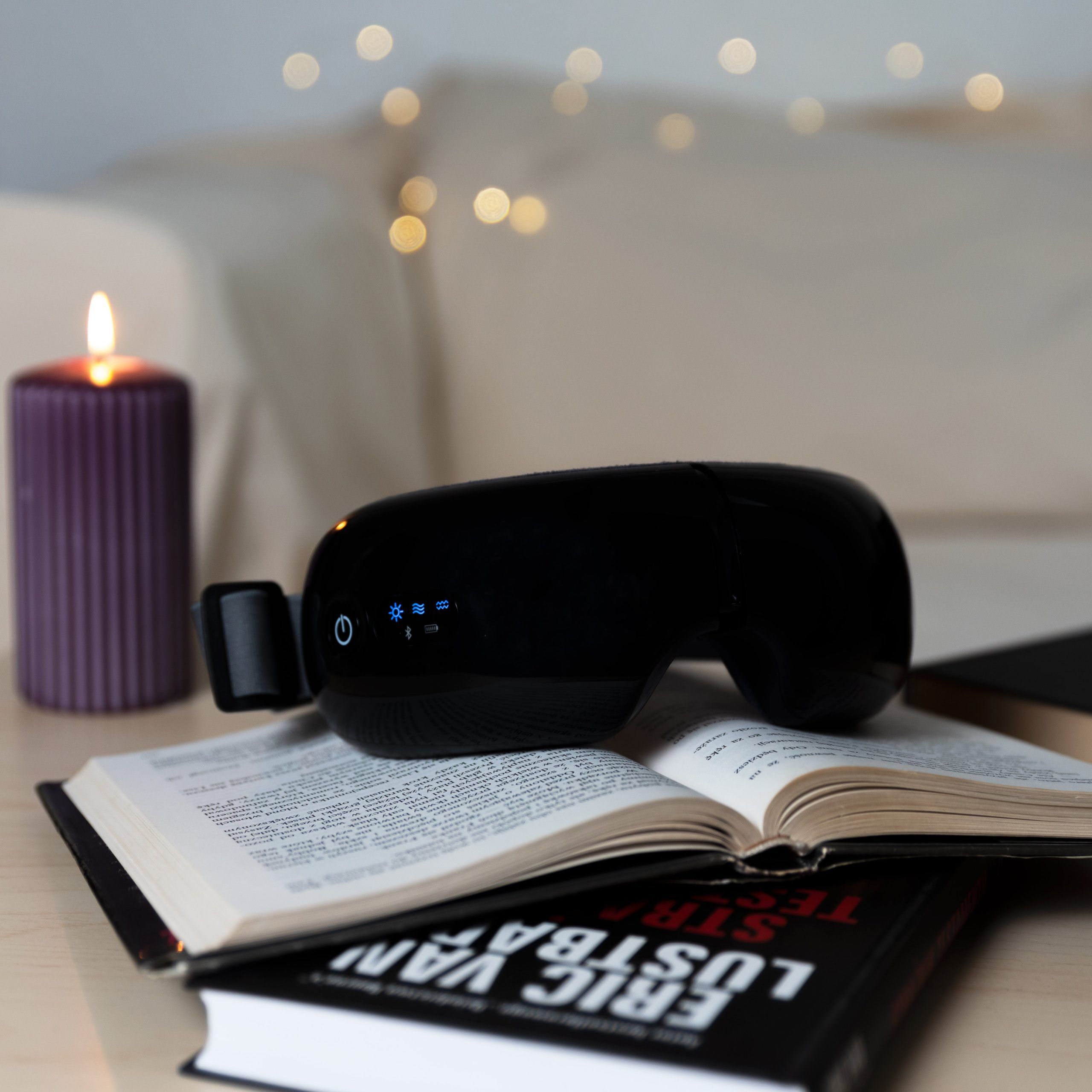 Veusonic Lunettes de massage pour les yeux à vibration Smart – Image 3