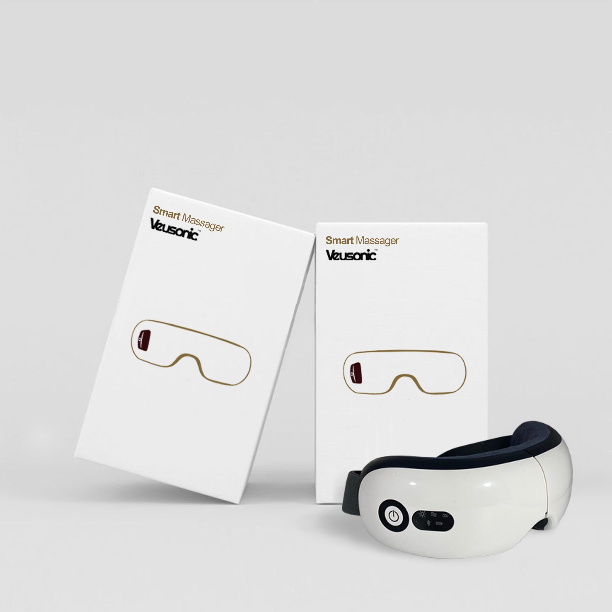 Veusonic Lunettes de massage pour les yeux à vibration Smart – Image 5