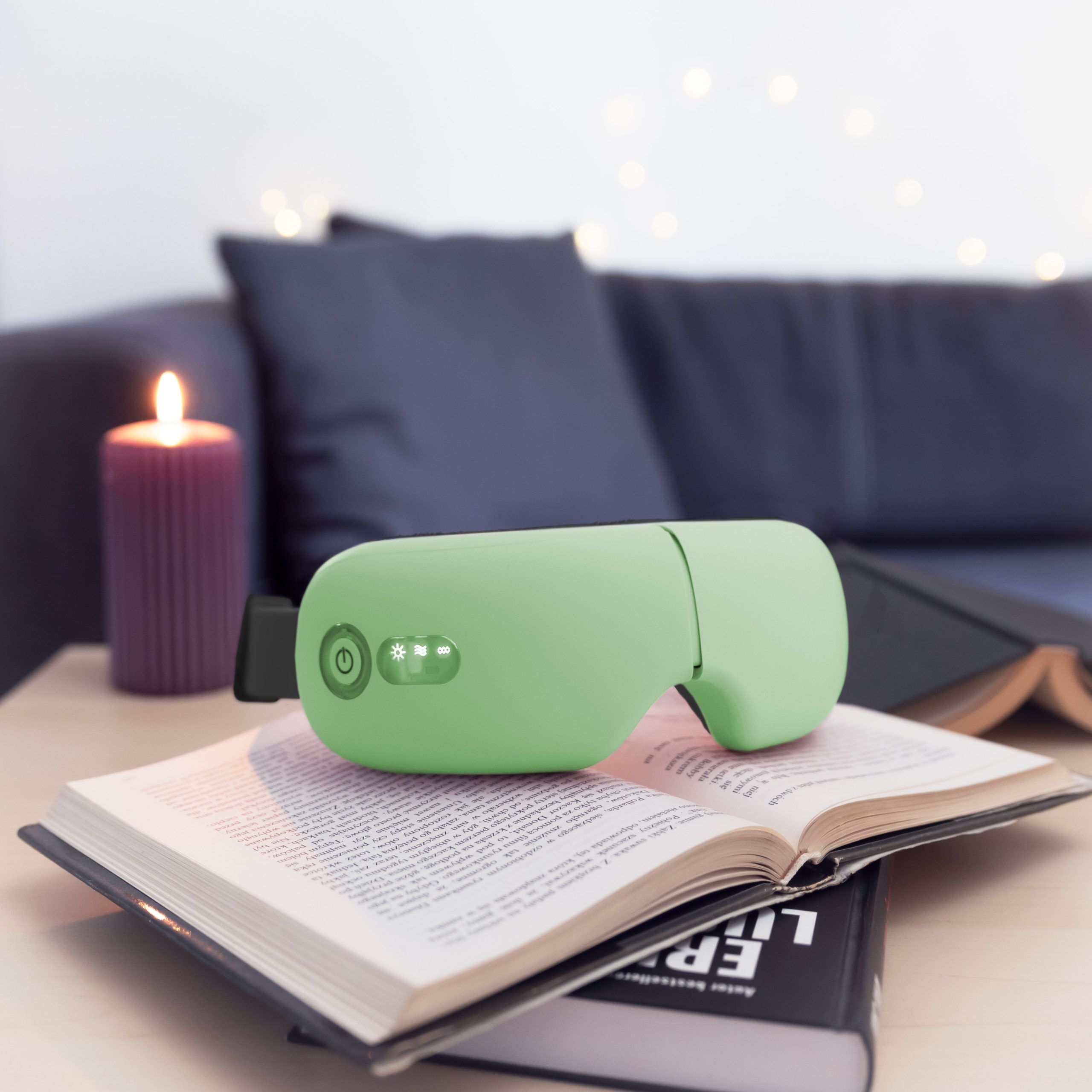 Veusonic Lunettes de massage pour les yeux à vibration Smart – Image 4