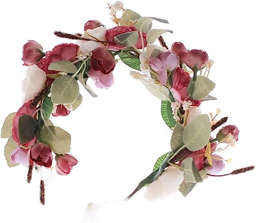 Couronne de fleurs pour cheveux
