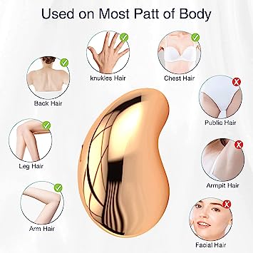 Gomme à Cheveux en Cristal Pour Épiler les Bras, le Torse et les Jambes - GBOKYN – Image 4