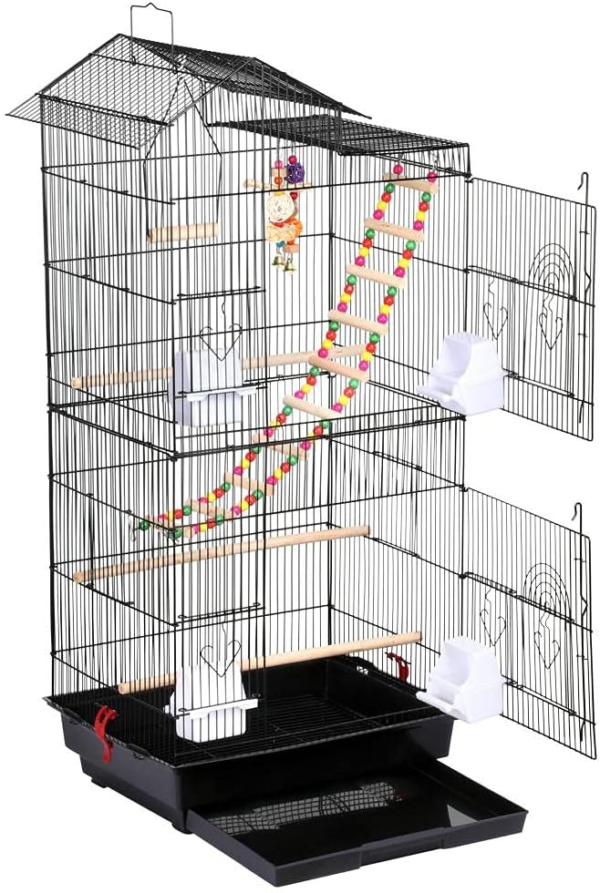 Cages et nids d'oiseaux en métal- Idéales pour perroquets et petits oiseaux – Image 13