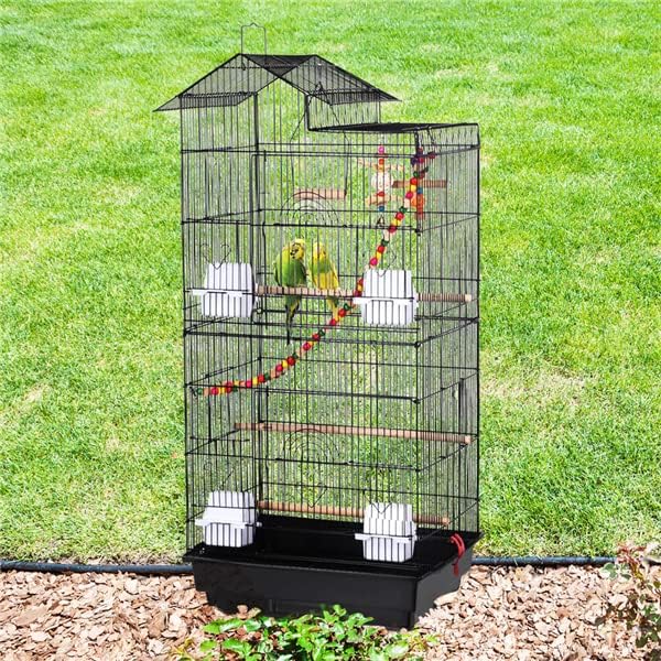 Cages et nids d'oiseaux en métal- Idéales pour perroquets et petits oiseaux – Image 7