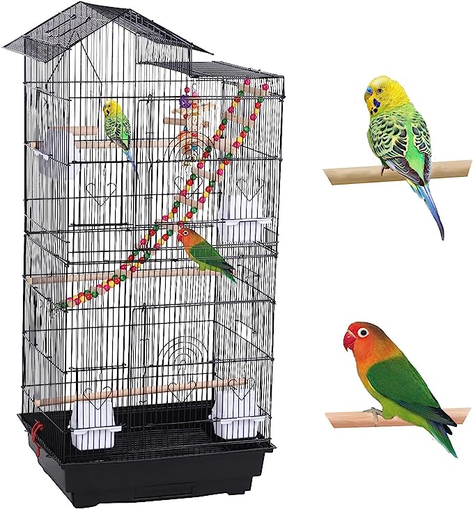 Cages et nids d'oiseaux en métal- Idéales pour perroquets et petits oiseaux – Image 10