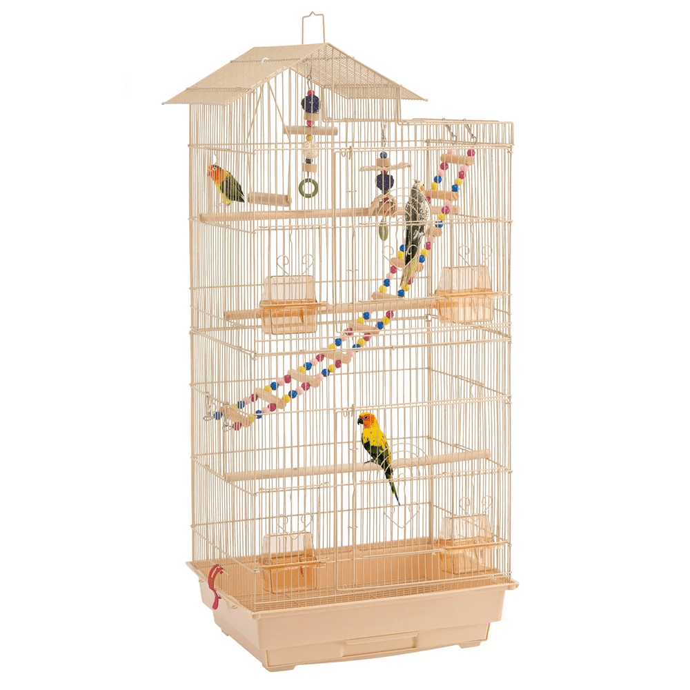 Cages et nids d'oiseaux en métal- Idéales pour perroquets et petits oiseaux – Image 3