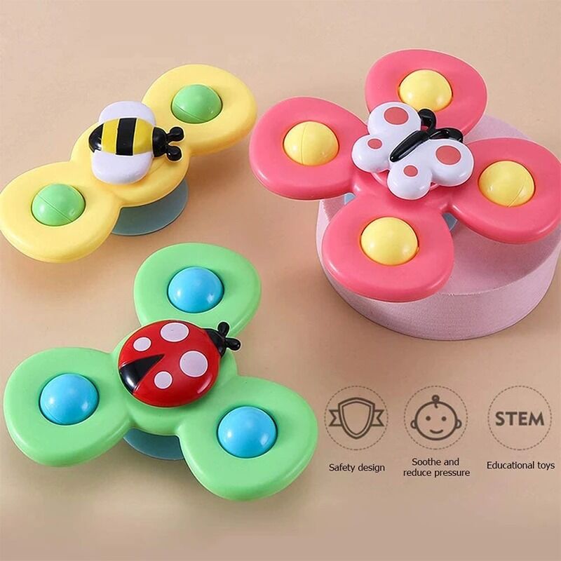 Jouets d'Éveil rotatif pour enfants Baby Spinners Lot de 3 – Image 6