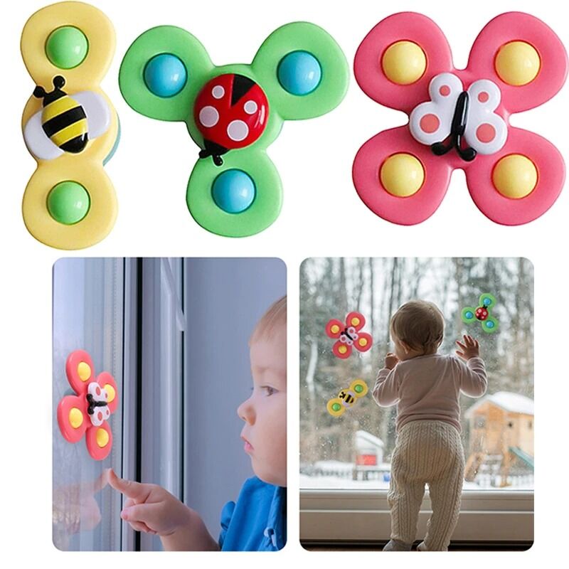 Jouets d'Éveil rotatif pour enfants Baby Spinners Lot de 3 – Image 2