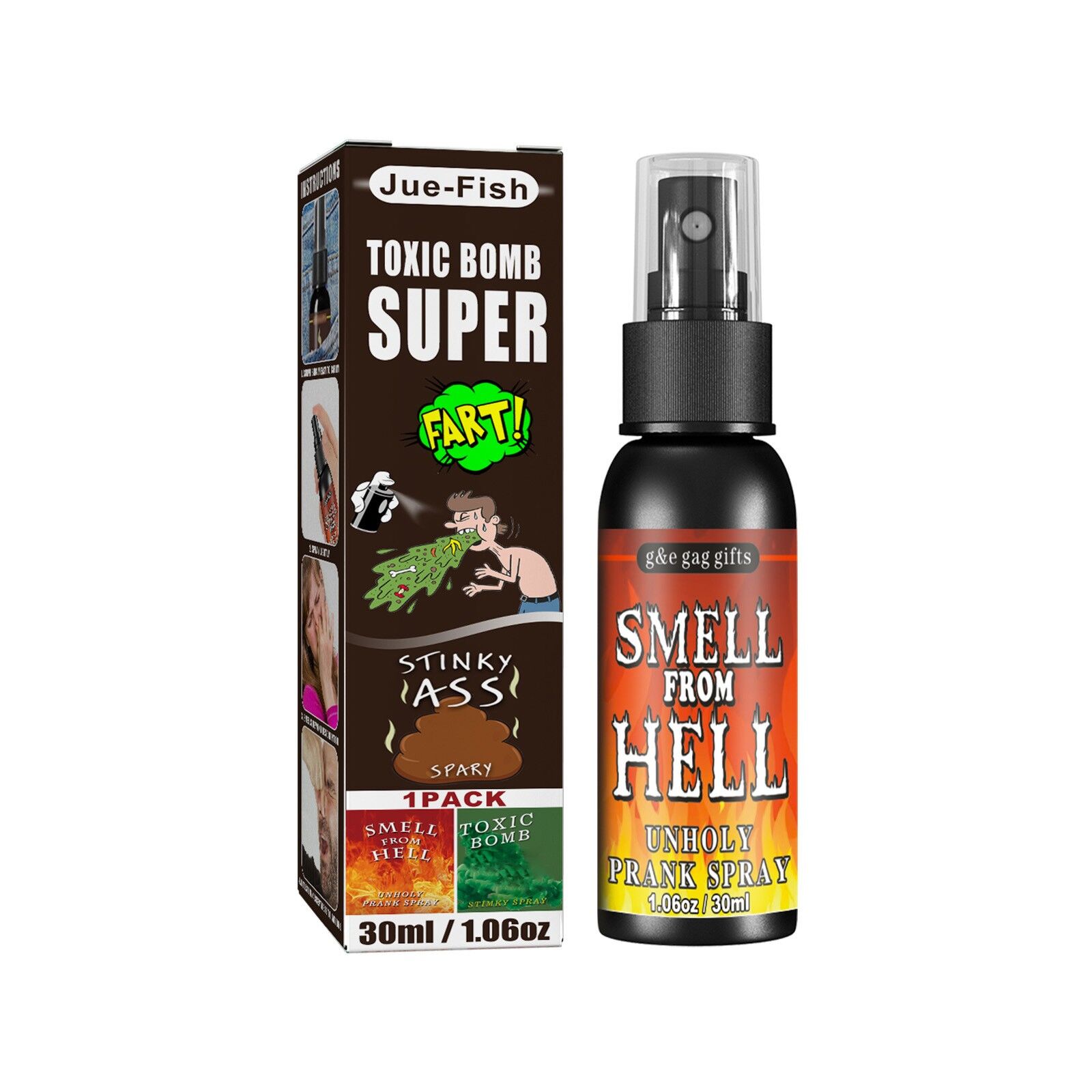 Spray d'odeur longue durée pour Farces et Attrapes – Image 5