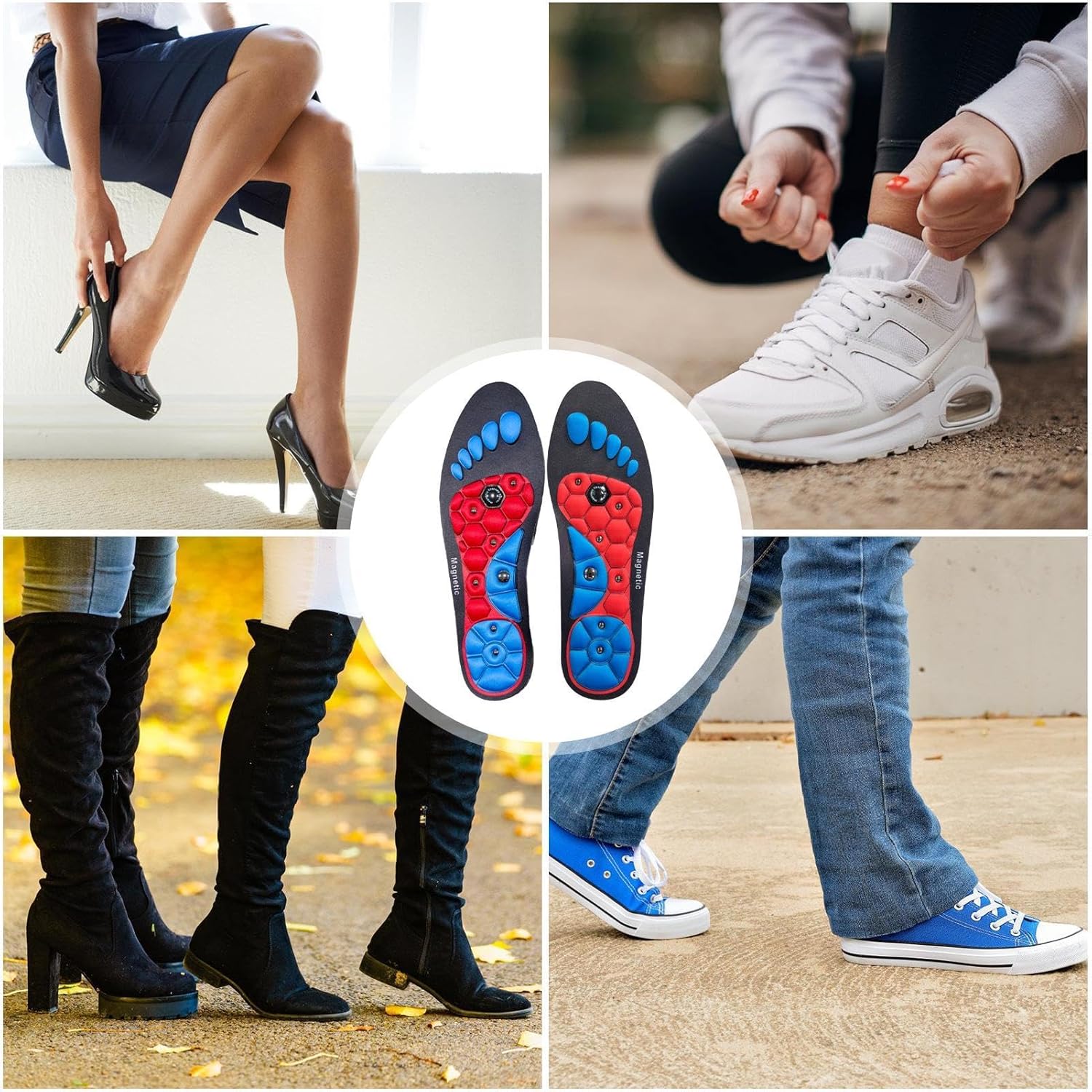 Semelles orthopédiques d’acupression magnétique Akusoli – Image 4