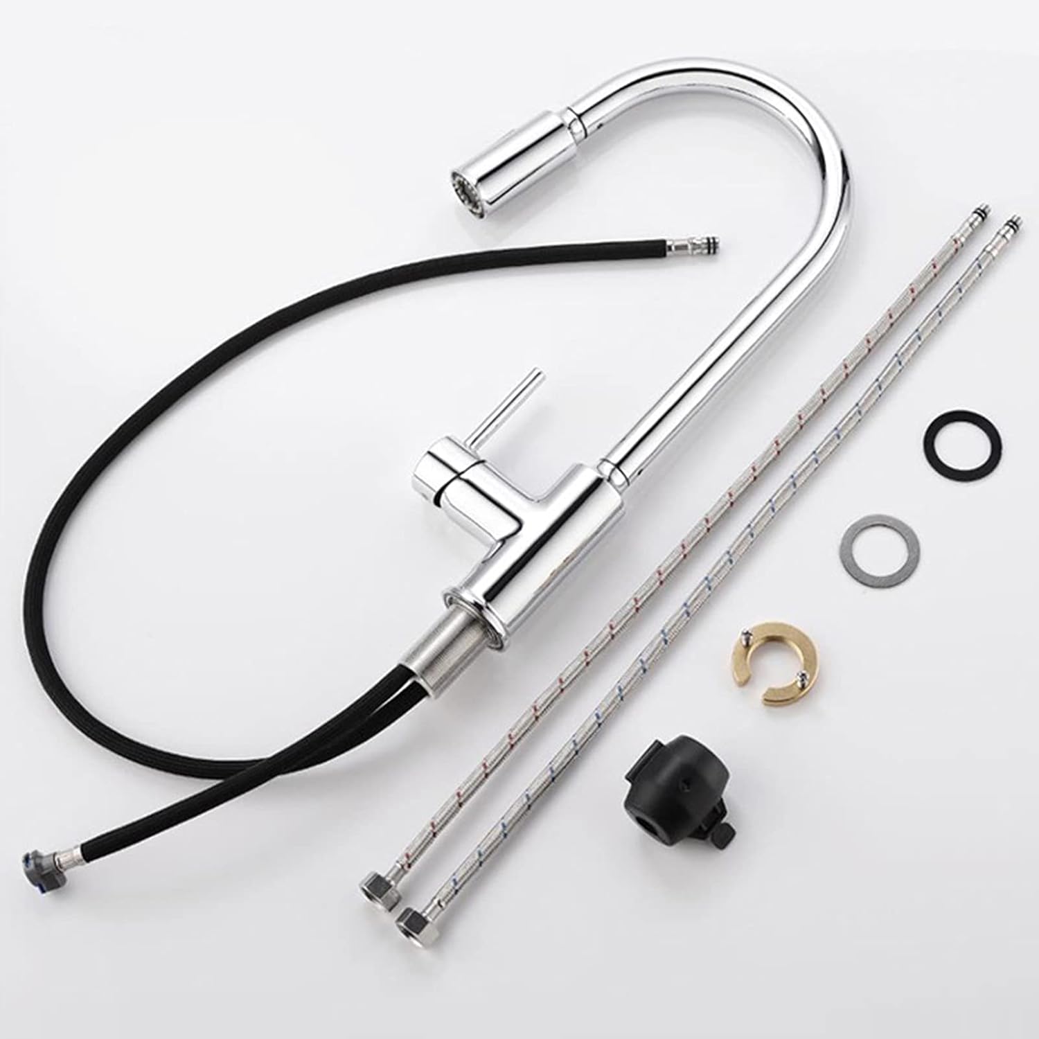 Adaptateur de robinet Ecowater en ABS chromé et métal résistant