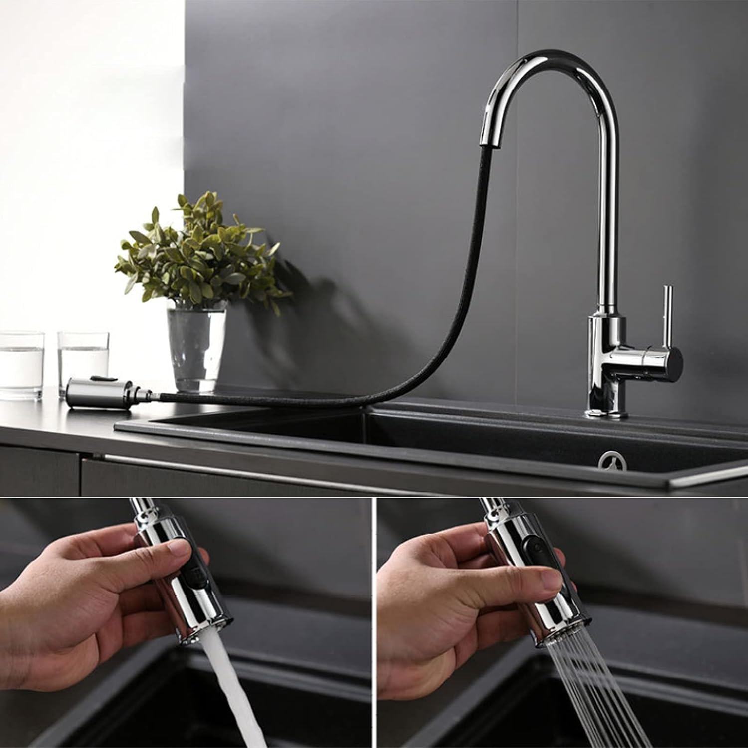 Robinet Ecowater sans contact pour hygiène antibactérienne et confort