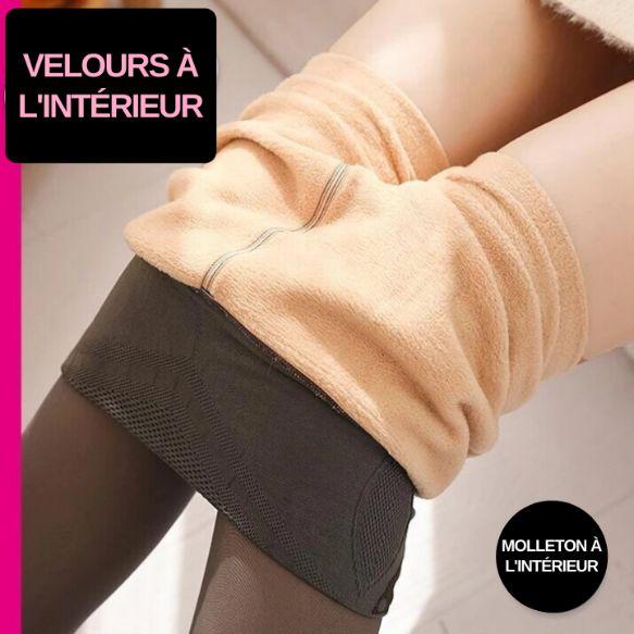 Leggings faux-transparents en molleton chaud - lygging – Image 2