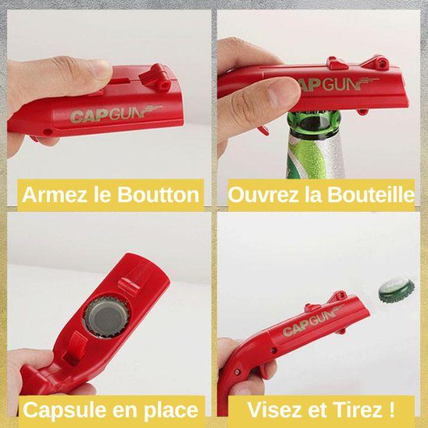 Ouvre-bouteille tireur de capsules - jumpgun – Image 2