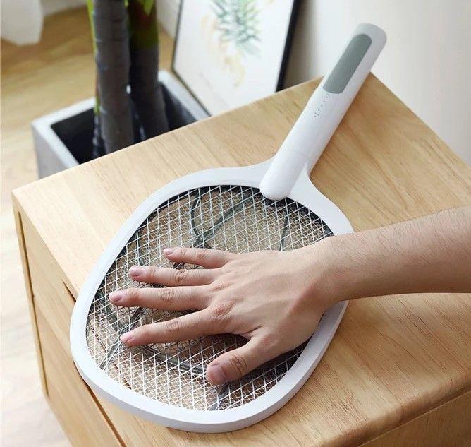 Lampe raquette anti moustique rechargeable usb 2 en 1 smashpower – Image 4