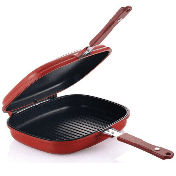 Poêle à griller double face