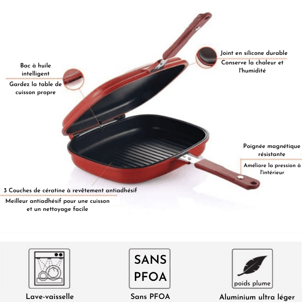 Poêle à griller intelligent