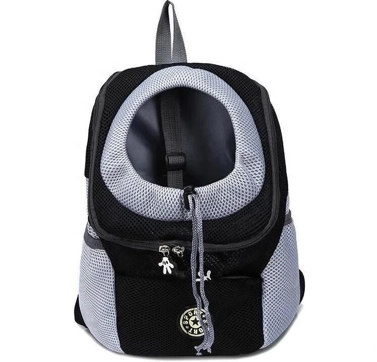 Sac à dos de transport pour chien et chat noir