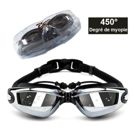 Lunettes de natation myopie noir