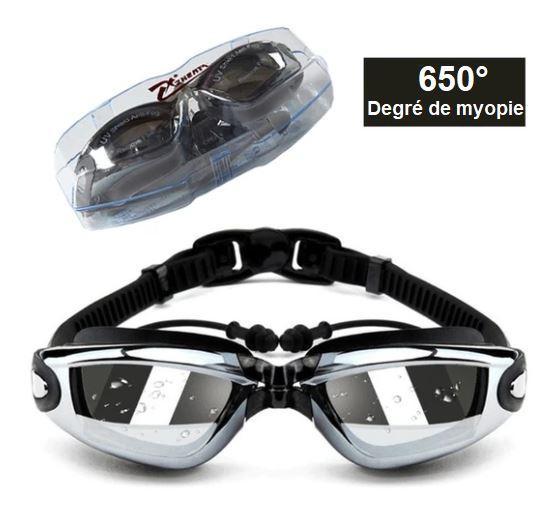 Lunettes de natation myopie Noir