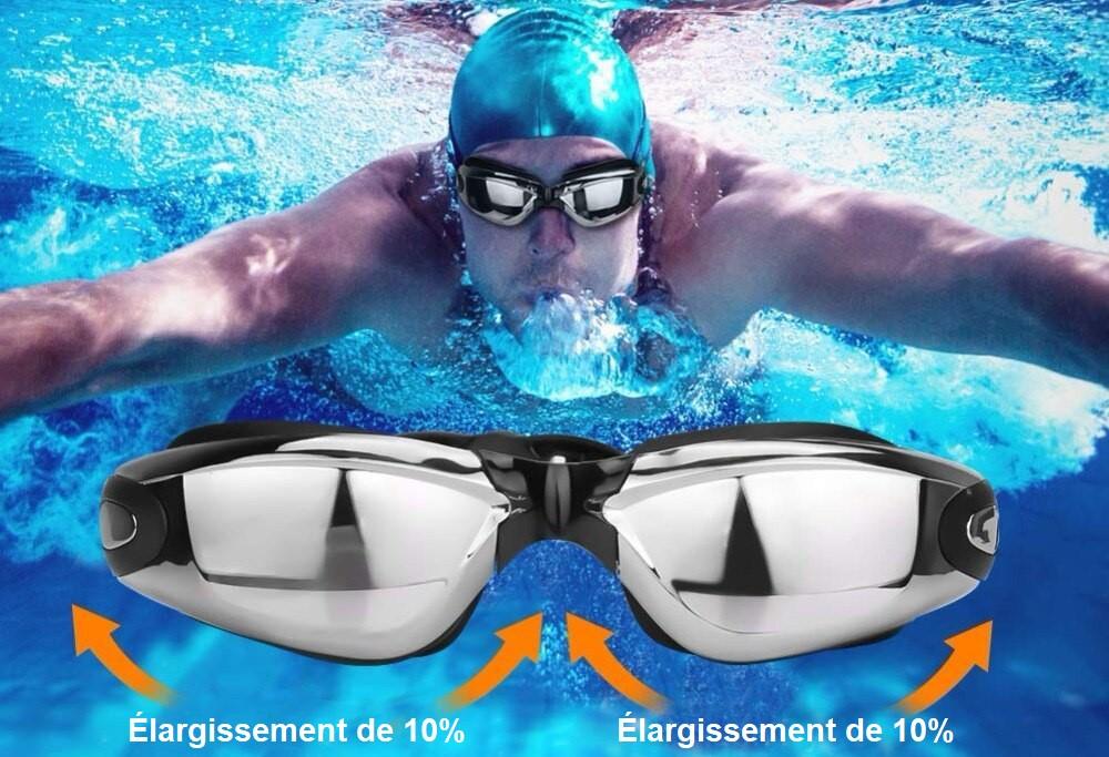 Lunettes de natation myopie