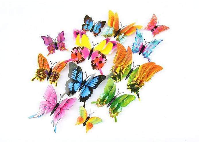 Papillon volant multicouleur