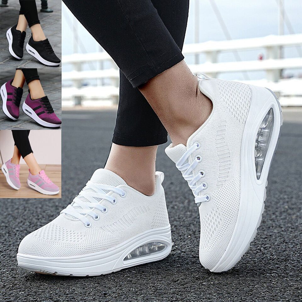 Sneakers Orthopédiques à Bulle d'Air blanc