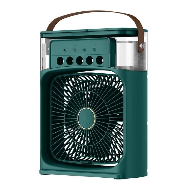Ventilateur humidificateur portable vert