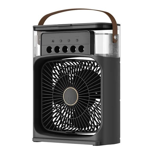 Ventilateur humidificateur portable noir