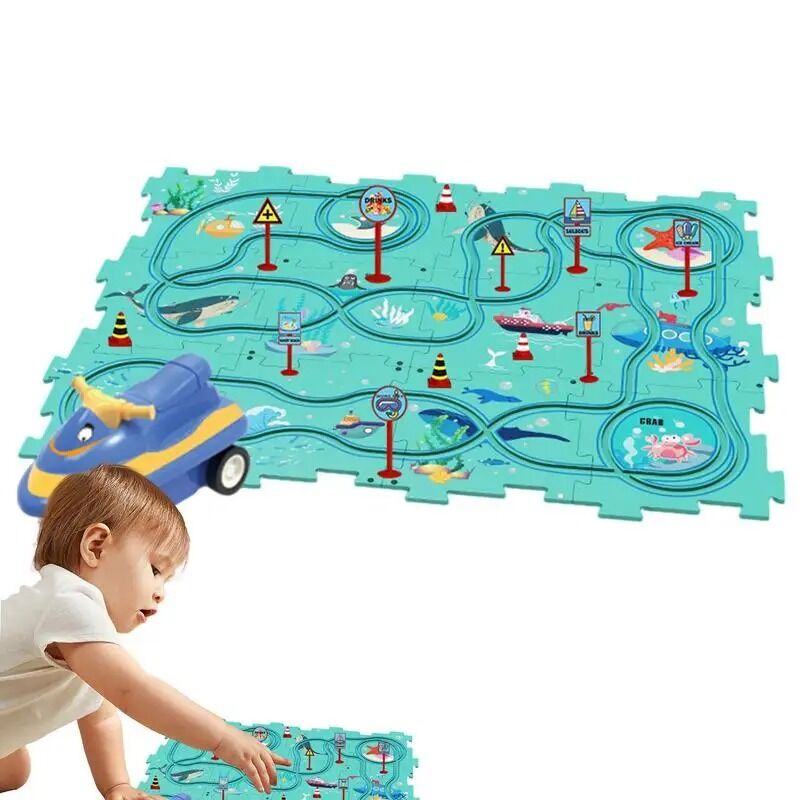 Tapis circuit voiture pour enfant