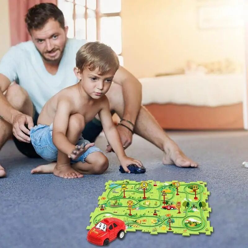 Tapis circuit voiture pour enfant