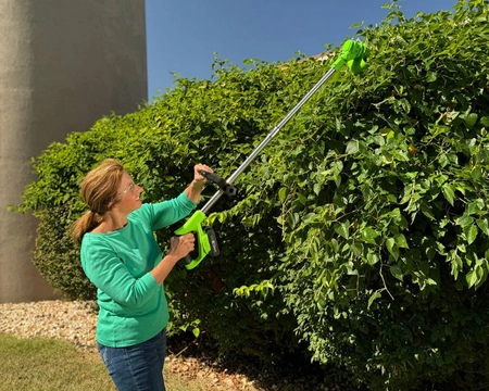 rotorazer utilisé pour couper une petite branche de bois
