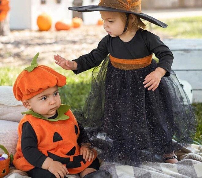 Déguisement de citrouille pour bébé halloween – Image 8