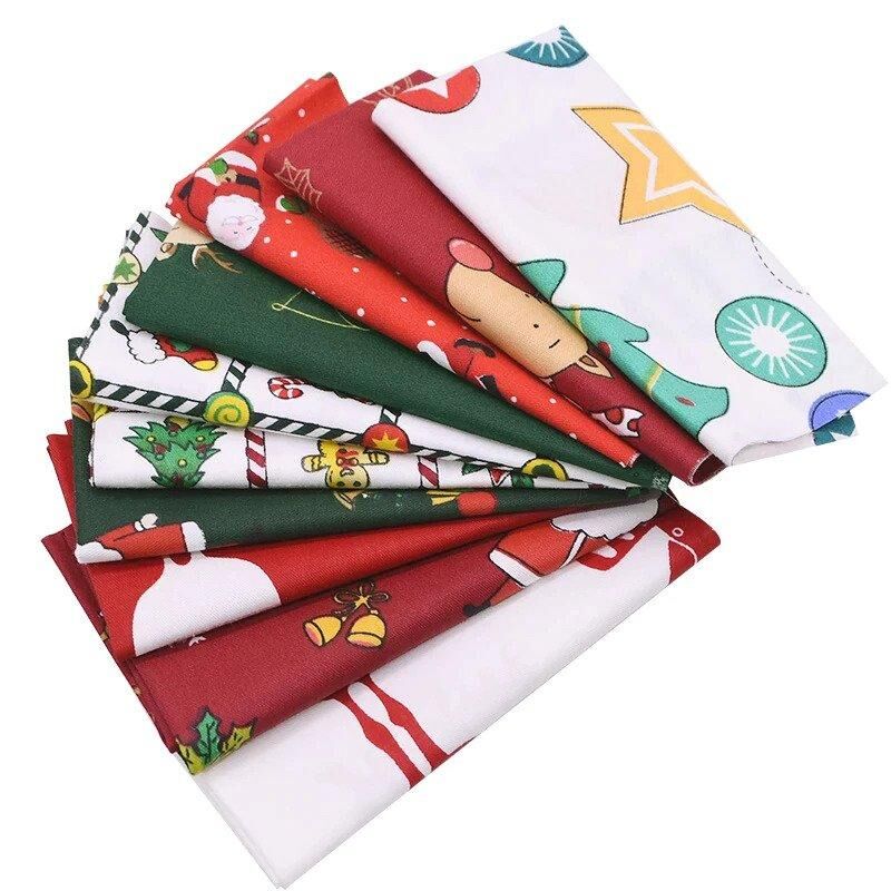 Tissu à coudre en coton imprimé père noël – Image 2