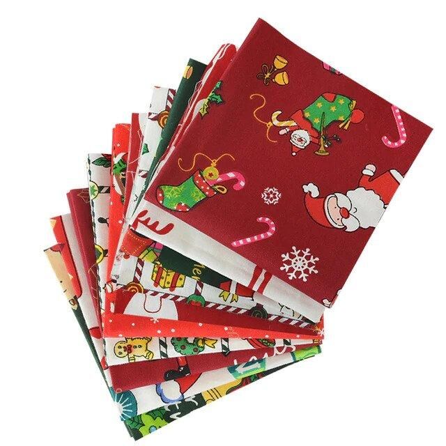 Tissu à coudre en coton imprimé père noël – Image 6
