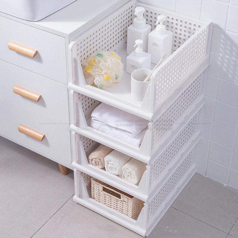 Étagère de rangements à tiroirs pliable – Image 3