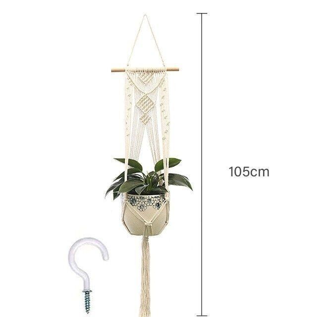 Suspension pour plantes en macramé – Image 7