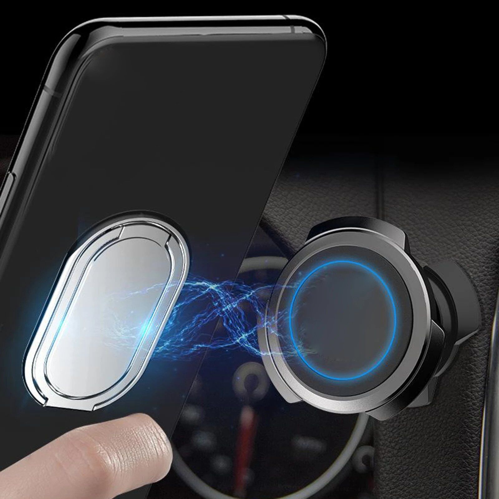 Support magnétique pliant ultra mince compatible avec tous les smartphones – Image 4