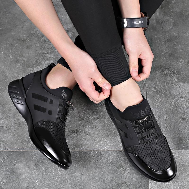 Sneakers en cuir véritable pour hommes ou femmes - angels 8 – Image 5