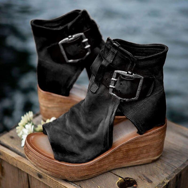 Sandales texane noir