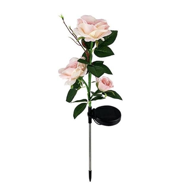 Rose artificielle lumineuse solaire – Image 5