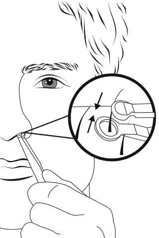 Pince pour couper les poils du nez – Image 4