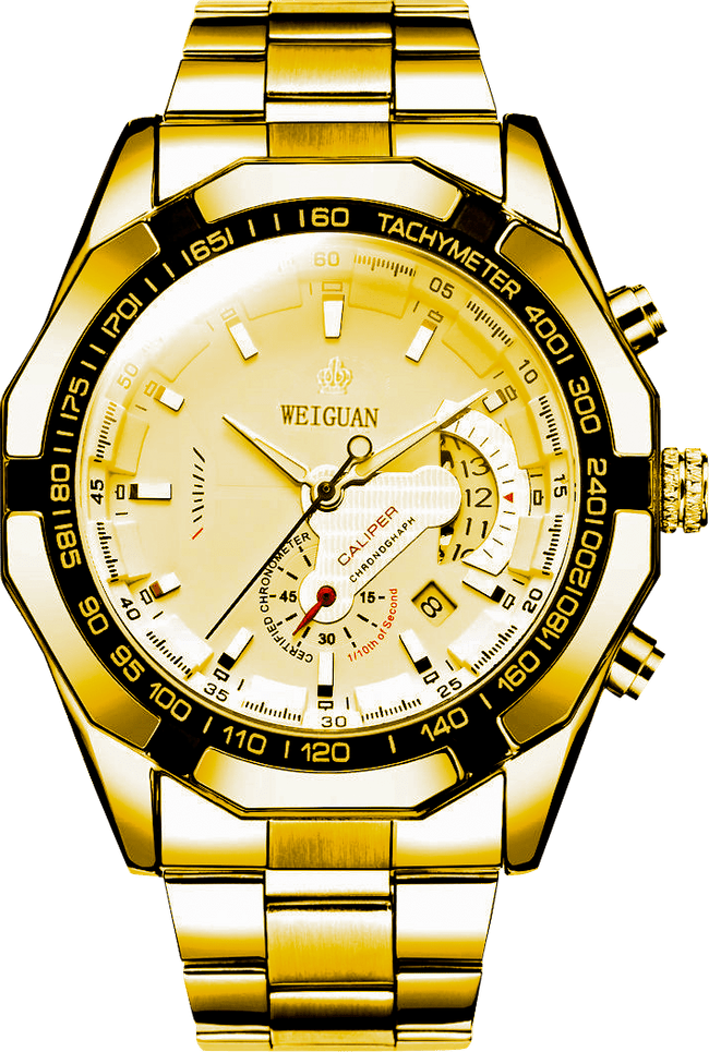 Montre étanche calendrier lumineux