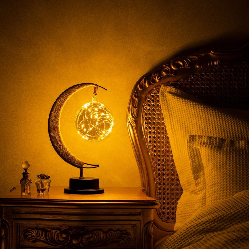 Lampe lune féérique
