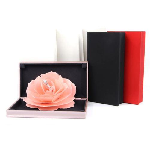 Boîte cadeau pour bague rose florissante – Image 3