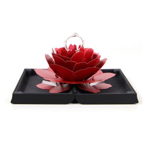 Boîte cadeau pour bague rose florissante – Image 7
