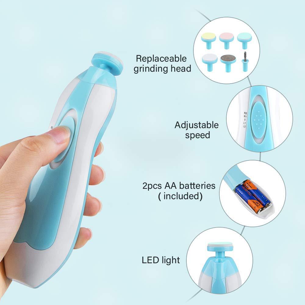 Coupe-ongles LED pour bébé de qualité supérieure – Image 8