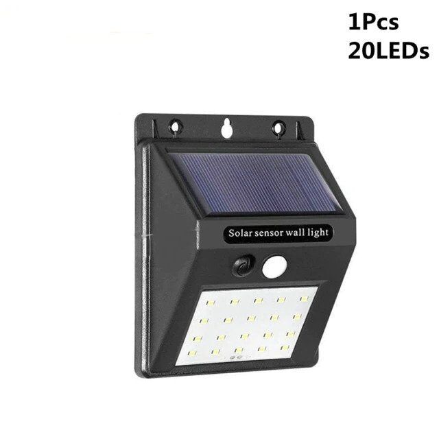Lampe solaire Murale LED extérieur étanche avec Capteur de Mouvement – Image 5